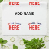 カスタマイズスタイリッシュ可能な白モダン検証済みブランド キッチンタオル (折り畳み)