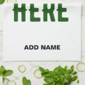 カスタマイズスタイリッシュ可能な白モダン検証済みブランド キッチンタオル (折り畳み)