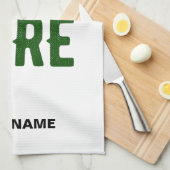 カスタマイズスタイリッシュ可能な白モダン検証済みブランド キッチンタオル (四つ折り)