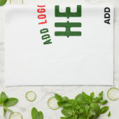 カスタマイズスタイリッシュ可能な白モダン検証済みブランド キッチンタオル (折り畳み)