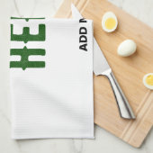 カスタマイズスタイリッシュ可能な白モダン検証済みブランド キッチンタオル (四つ折り)