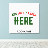 カスタマイズスタイリッシュ可能な白モダン検証済みブランド キャンバスプリント (インサイチュ (ウッドフロア))