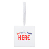 カスタマイズスタイリッシュ可能な白モダン検証済みブランド キューブオーナメント (右)