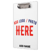 カスタマイズスタイリッシュ可能な白モダン検証済みブランド クリップボード (左)