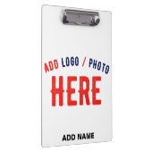 カスタマイズスタイリッシュ可能な白モダン検証済みブランド クリップボード (右)