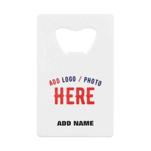 カスタマイズスタイリッシュ可能な白モダン検証済みブランド クレジットカード栓抜き (正面)