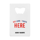 カスタマイズスタイリッシュ可能な白モダン検証済みブランド クレジットカード栓抜き (裏面)