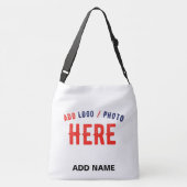 カスタマイズスタイリッシュ可能な白モダン検証済みブランド クロスボディバッグ (裏面)