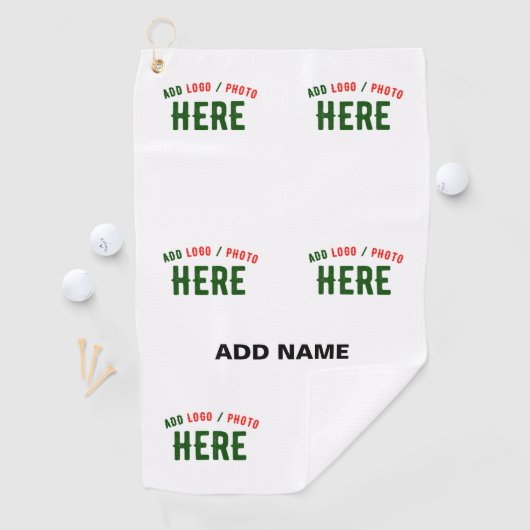 カスタマイズスタイリッシュ可能な白モダン検証済みブランド ゴルフタオル (インサイチュ)