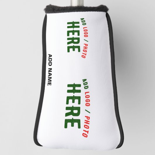 カスタマイズスタイリッシュ可能な白モダン検証済みブランド ゴルフヘッドカバー (回転90)