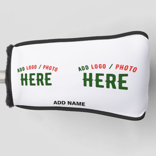 カスタマイズスタイリッシュ可能な白モダン検証済みブランド ゴルフヘッドカバー (正面)