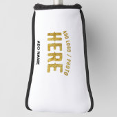 カスタマイズスタイリッシュ可能な白モダン検証済みブランド ゴルフヘッドカバー (回転90)