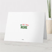 カスタマイズスタイリッシュ可能な白モダン検証済みブランド サンキューカード (裏面)