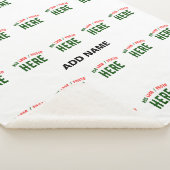 カスタマイズスタイリッシュ可能な白モダン検証済みブランド シェルパブランケット (3/4)