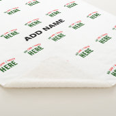 カスタマイズスタイリッシュ可能な白モダン検証済みブランド シェルパブランケット (3/4)