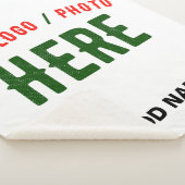 カスタマイズスタイリッシュ可能な白モダン検証済みブランド シェルパブランケット (3/4)