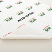 カスタマイズスタイリッシュ可能な白モダン検証済みブランド シェルパブランケット (3/4)