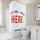 カスタマイズスタイリッシュ可能な白モダン検証済みブランド シャワーカーテン (インサイチュ)