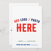 カスタマイズスタイリッシュ可能な白モダン検証済みブランド シーズンカード (正面/裏面)