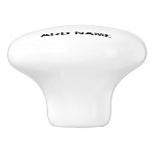 カスタマイズスタイリッシュ可能な白モダン検証済みブランド セラミックノブ (側面)