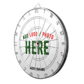 カスタマイズスタイリッシュ可能な白モダン検証済みブランド ダーツボード (正面右)