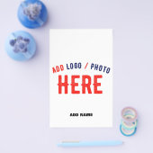 カスタマイズスタイリッシュ可能な白モダン検証済みブランド チラシ (シングル)