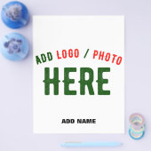 カスタマイズスタイリッシュ可能な白モダン検証済みブランド チラシ (シングル)