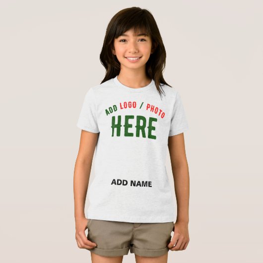 カスタマイズスタイリッシュ可能な白モダン検証済みブランド トライブレンドＴシャツ (正面全面)