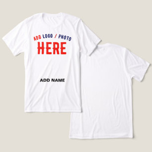 カスタマイズスタイリッシュ可能な白モダン検証済みブランド トライブレンドＴシャツ