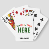 カスタマイズスタイリッシュ可能な白モダン検証済みブランド トランプ (裏面)