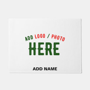 カスタマイズスタイリッシュ可能な白モダン検証済みブランド ドアマット