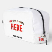 カスタマイズスタイリッシュ可能な白モダン検証済みブランド ドップキット (右コーナー)