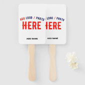 カスタマイズスタイリッシュ可能な白モダン検証済みブランド ハンドファン (正面&裏面)