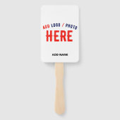 カスタマイズスタイリッシュ可能な白モダン検証済みブランド ハンドファン (裏面)