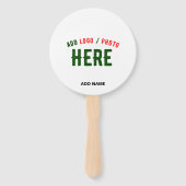 カスタマイズスタイリッシュ可能な白モダン検証済みブランド ハンドファン (裏面)