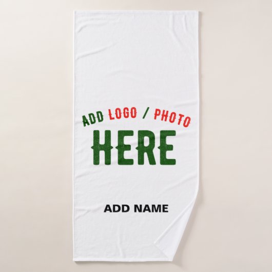 カスタマイズスタイリッシュ可能な白モダン検証済みブランド バスタオル (バスタオル)