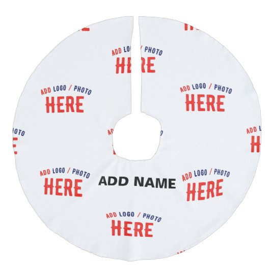 カスタマイズスタイリッシュ可能な白モダン検証済みブランド フェイクリネンツリースカート (正面)