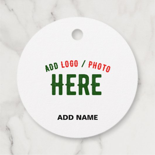 カスタマイズスタイリッシュ可能な白モダン検証済みブランド フェイバータグ (裏面)
