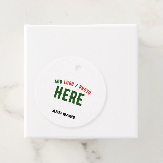 カスタマイズスタイリッシュ可能な白モダン検証済みブランド フェイバータグ (インサイチュ)