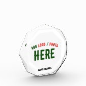 カスタマイズスタイリッシュ可能な白モダン検証済みブランド フォトブロック (左)