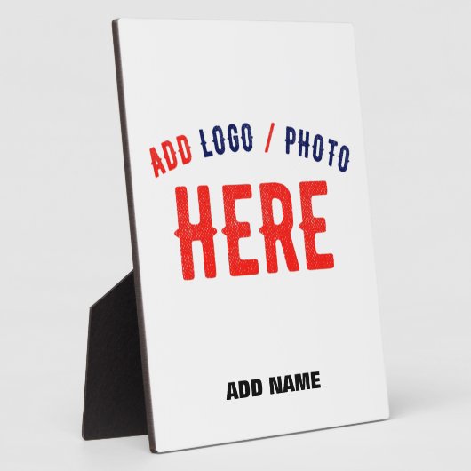 カスタマイズスタイリッシュ可能な白モダン検証済みブランド フォトプラーク (側面)