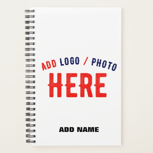 カスタマイズスタイリッシュ可能な白モダン検証済みブランド プランナー手帳 (正面)