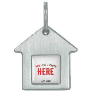 カスタマイズスタイリッシュ可能な白モダン検証済みブランド ペットネームタグ