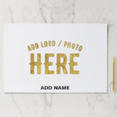 カスタマイズスタイリッシュ可能な白モダン検証済みブランド ペーパーパッド (インサイチュ)