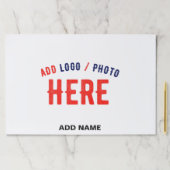 カスタマイズスタイリッシュ可能な白モダン検証済みブランド ペーパーパッド (インサイチュ)