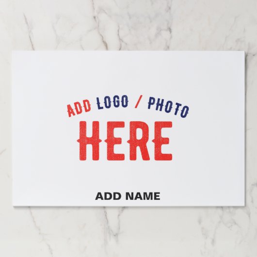 カスタマイズスタイリッシュ可能な白モダン検証済みブランド ペーパーパッド (正面)