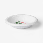 カスタマイズスタイリッシュ可能な白モダン検証済みブランド ペーパーボウル (傾斜あり)