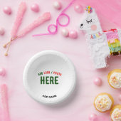 カスタマイズスタイリッシュ可能な白モダン検証済みブランド ペーパーボウル (パーティー)