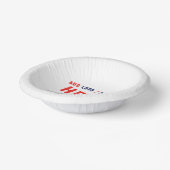 カスタマイズスタイリッシュ可能な白モダン検証済みブランド ペーパーボウル (傾斜あり)