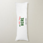 カスタマイズスタイリッシュ可能な白モダン検証済みブランド ボディピロー (正面縦)